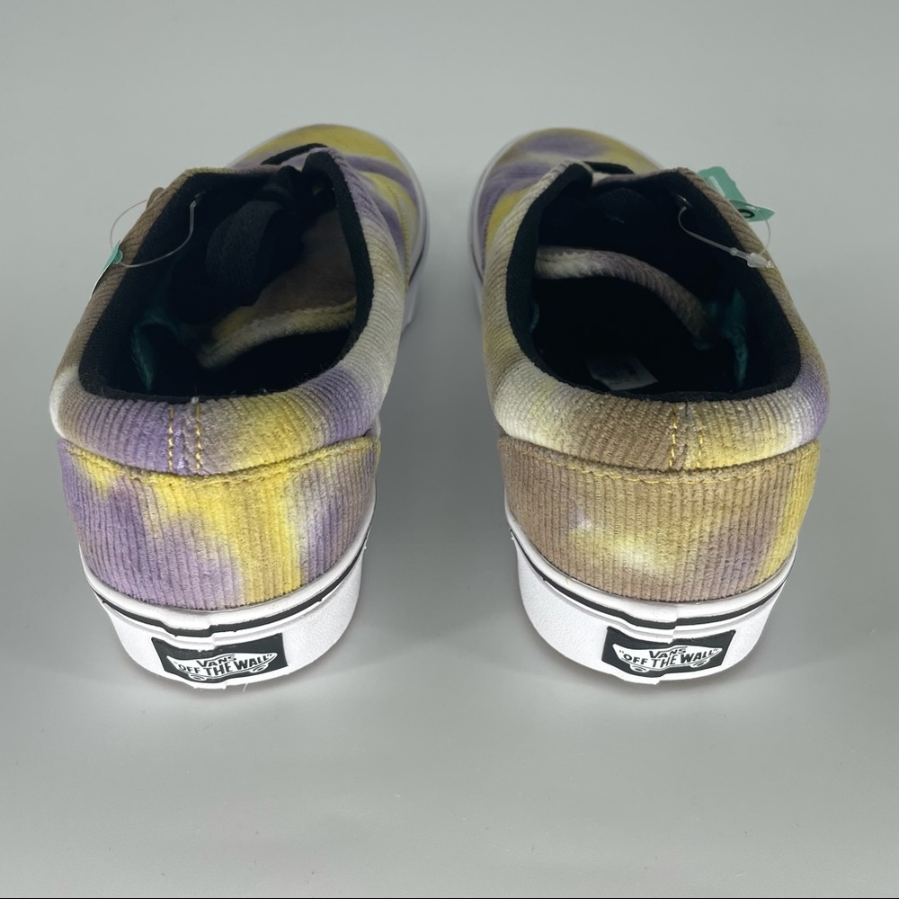 VANS NEW BLOTCHED COMFYCUSH ERA WOMEN’S SNEAKERS PURPLE YELLOW SKATE SHOE NWT - Picture 7 of 9